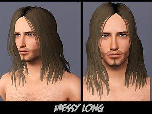 Mod The Sims - 3 Ambitions hairs converted for Males
