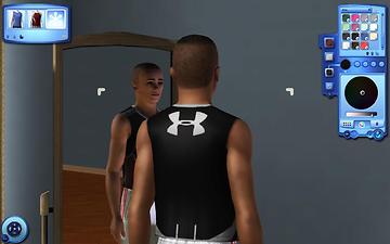 Mod The Sims - YA-A Male Under Armour Tops