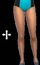 Mod The Sims Enhanced Leg Sliders
