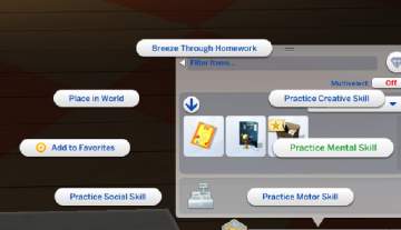 Mod The Sims - Skilled Homework for Teens and Children Mod (TS4)