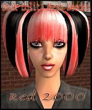 sims 4 ddlc hair cc sims 4 ddlc hair cc