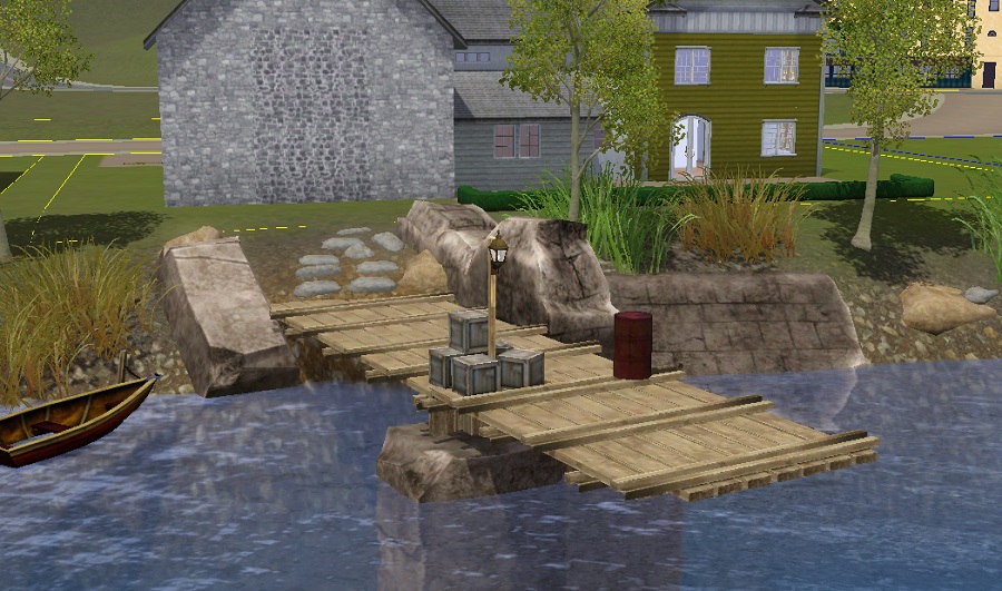 Mod The Sims Objects under roads/lots = routing problems?