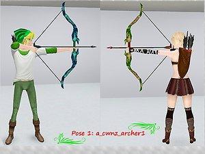 pic Cool Archery Poses mod the sims archer poses