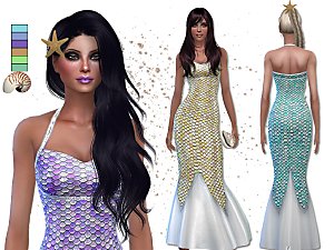 Mod The Sims - Mermaid dress