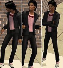 Mod The Sims Michael Jackson S Outfit From Billie Jean Music Video