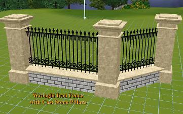 Mod The Sims - Wrought Iron Gate and Fences