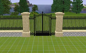 Mod The Sims - Wrought Iron Gate and Fences