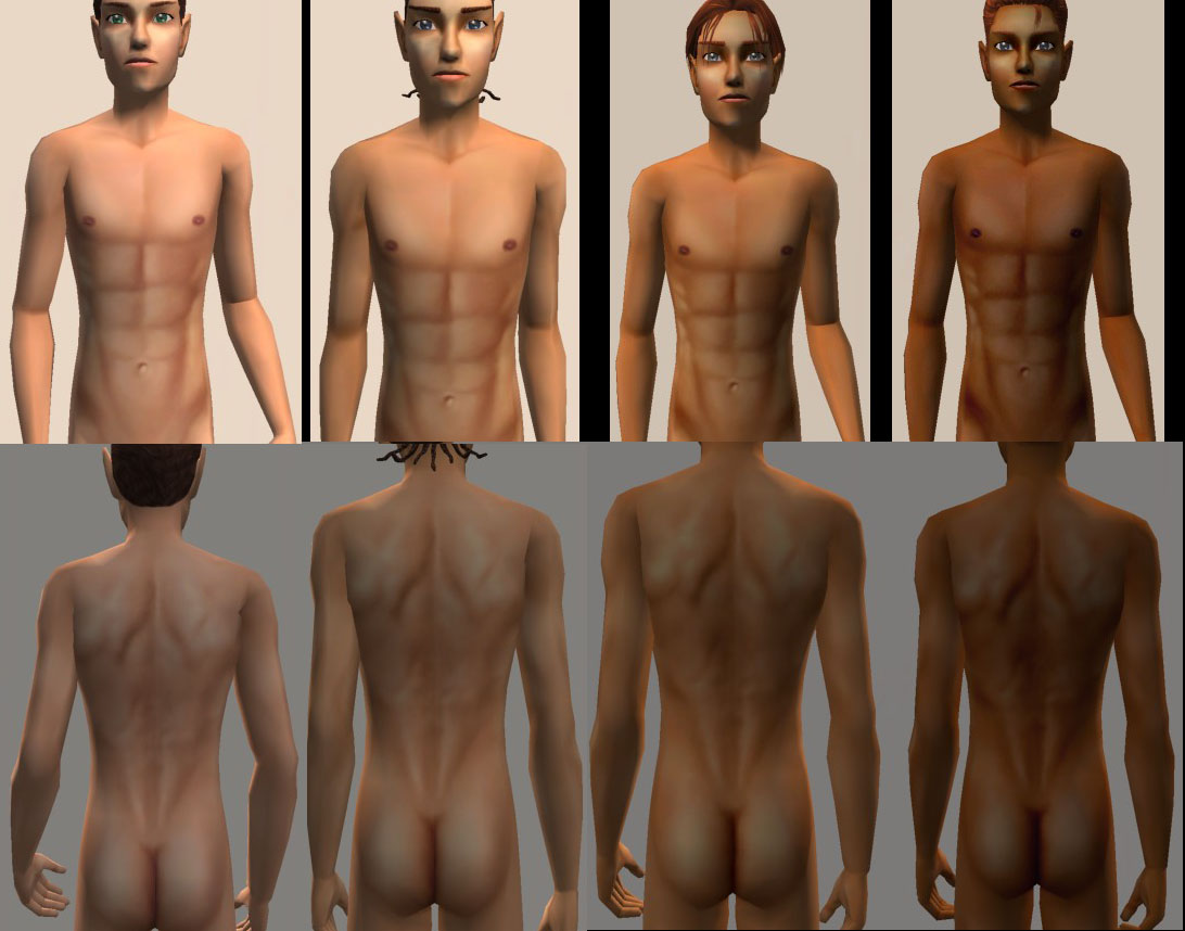 Sims 2 naked.