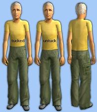 Mod The Sims - Grandpa Needs More Clothes! PART 7: cargo pants ...