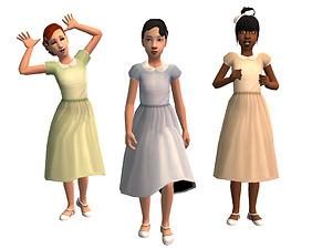 Mod The Sims - Spring it On - Cute Springy Dresses for the Girls