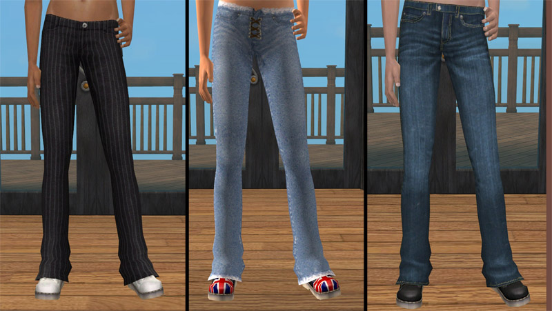 Mod The Sims - My HP Untucked Slouchy Bigger Boots Edit