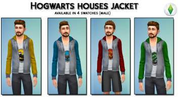 Harry potter house jackets hot sale