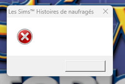Mod The Sims - Blank error message, can&rsquo;t launch the game at all.
