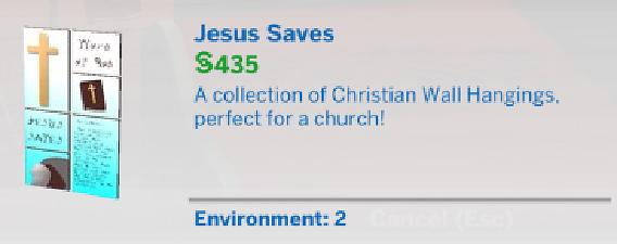 Mod The Sims 12 Christian Wall Decoration Designs Jesus Christ And