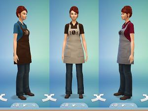 Mod The Sims - Barista Outfit
