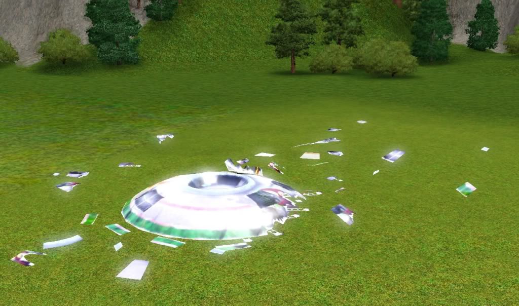 Mod The Sims - The Sims 3 UFO Crash Sims 2 Conversion