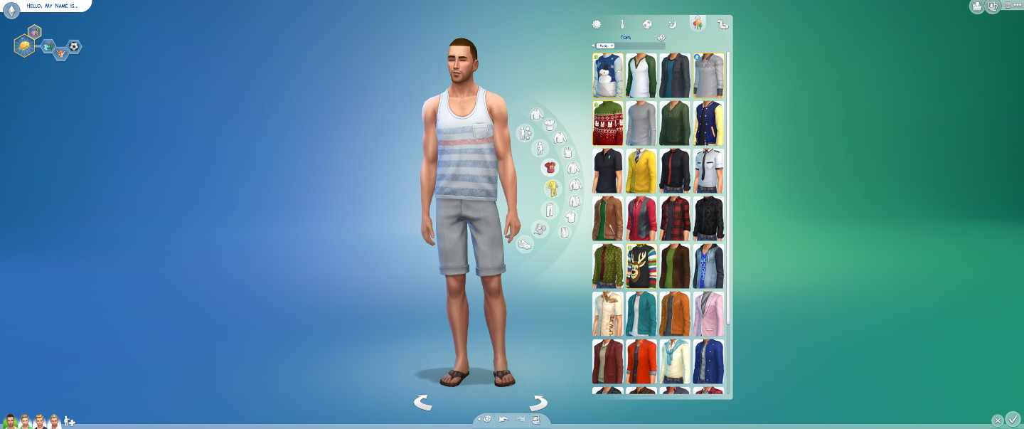 Mod The Sims More columns in CAS