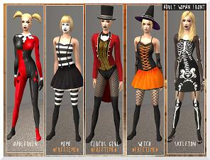 Mod The Sims - Spooky Halloween Costume Bundle