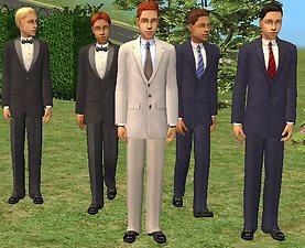 Mod The Sims - 4 Formal Teen Default Replacement Meshes