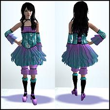 Mod The Sims - Teen Lolita Dresses