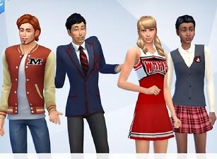Mod The Sims - Glee's Crawford Country Day Uniform