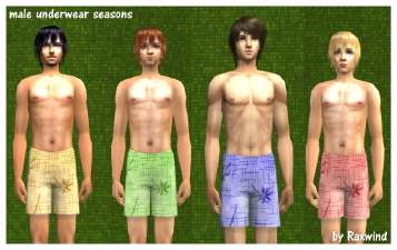 Mod The Sims - Eight Fabulous Men's Metallic Briefs