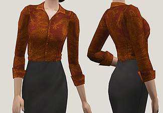 Mod The Sims Sophisticated Blouse and Skirt