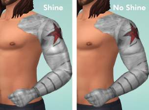 Mod The Sims Winter Soldier Bucky Barnes Metal Arm Tattoo Fixed